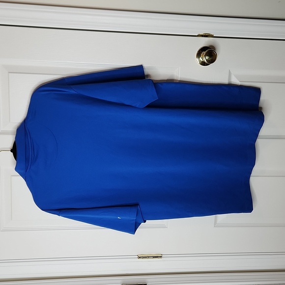 Men's Nike Golf Nike fit dry royal blue polo Sunken Meadow Golf Club - Picture 6 of 6